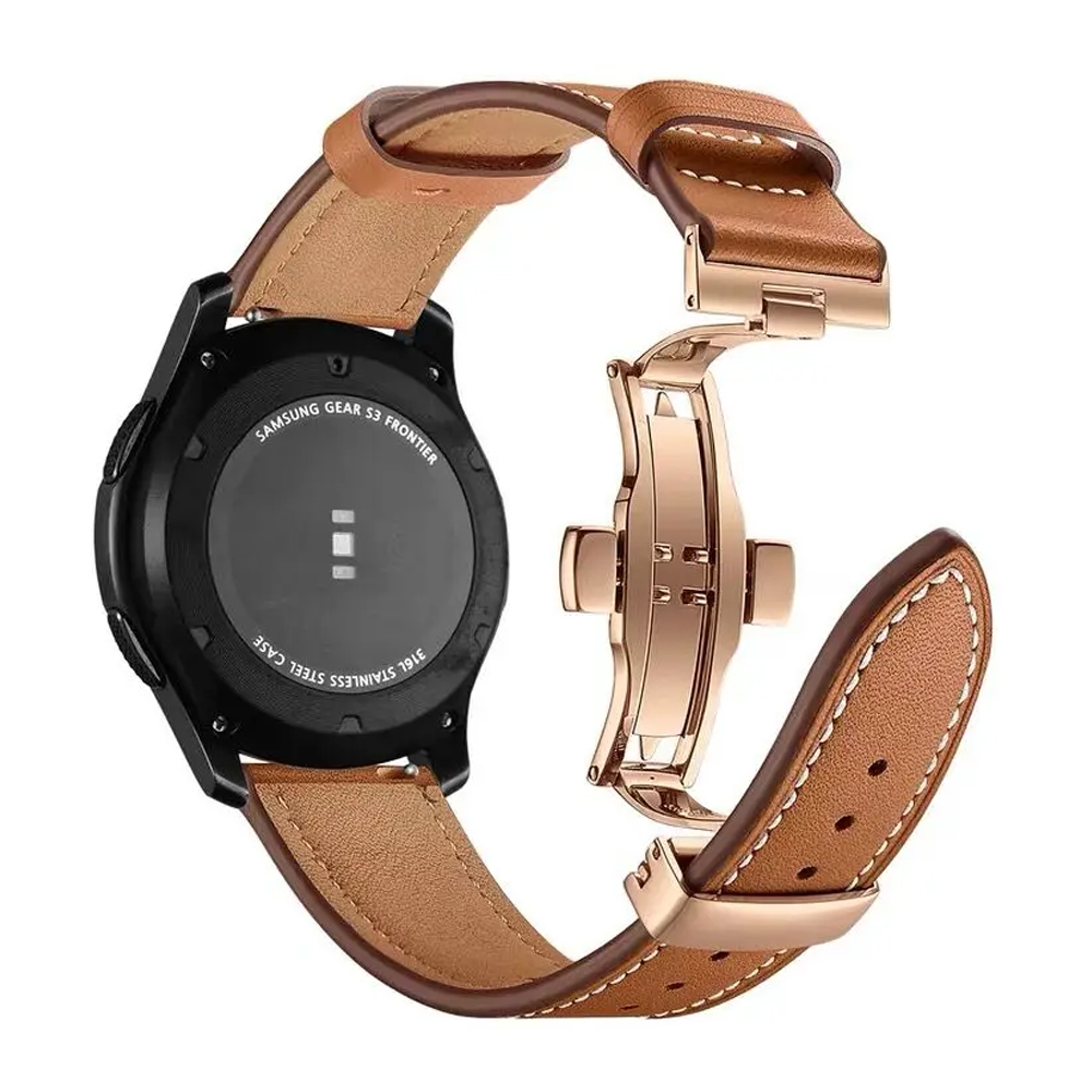 20mm 22mm Deri Bant Samsung Ga - Titan Smartwatch Accessories incelemesi ve fiyatı