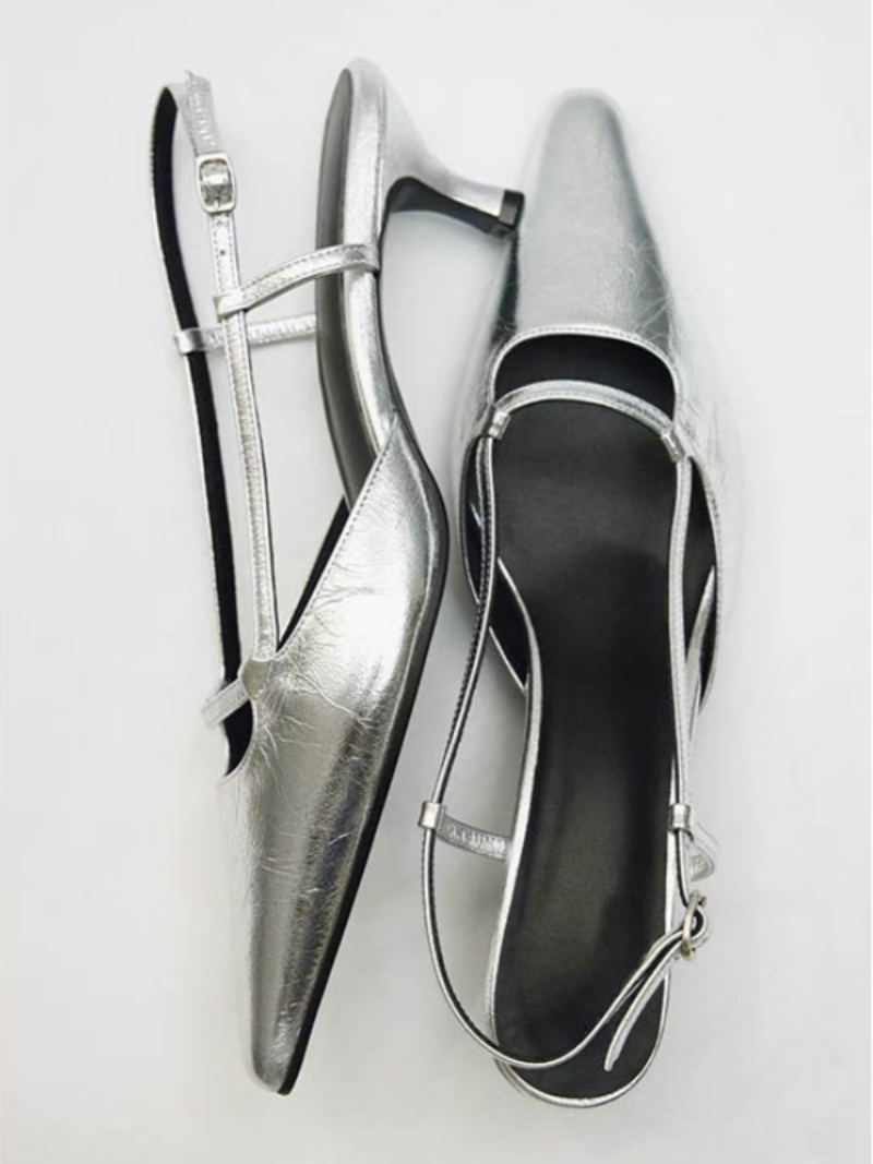Kadın Slingback Sivri Burun Al - Leather Classic Strap incelemesi ve fiyatı